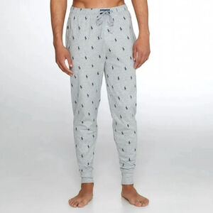 Polo Ralph Lauren Cotton All Over Pony Logo Sleepwear Joggers Pajama Pants M